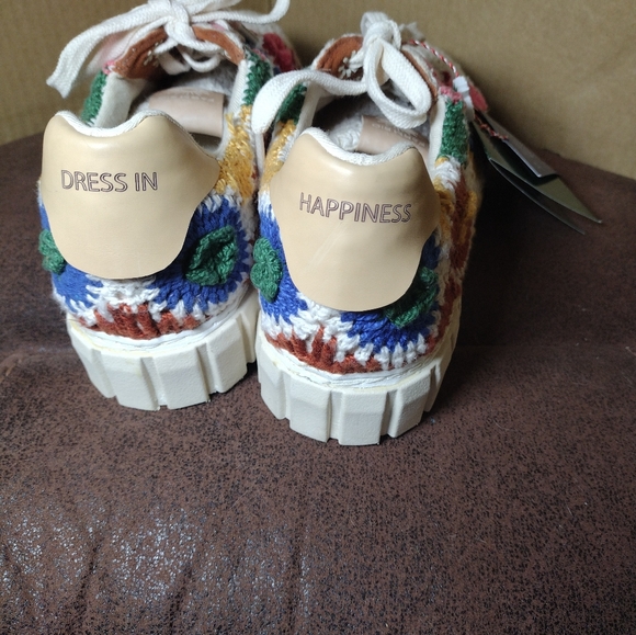 FARM RIO Sunset Crochet Flatform Sneaker 11 Multicolor 43 - Picture 9 of 9